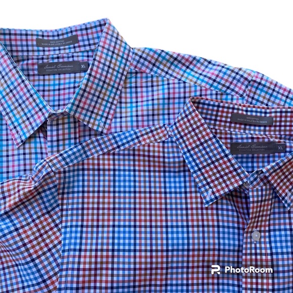 BUNDLE Daniel Cremieux Men’s Short Sleeve Button Up Dress Shirts - Picture 4 of 7